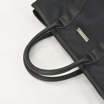 Saint Laurent Black Tote Bag Calfskin Silver — view 7