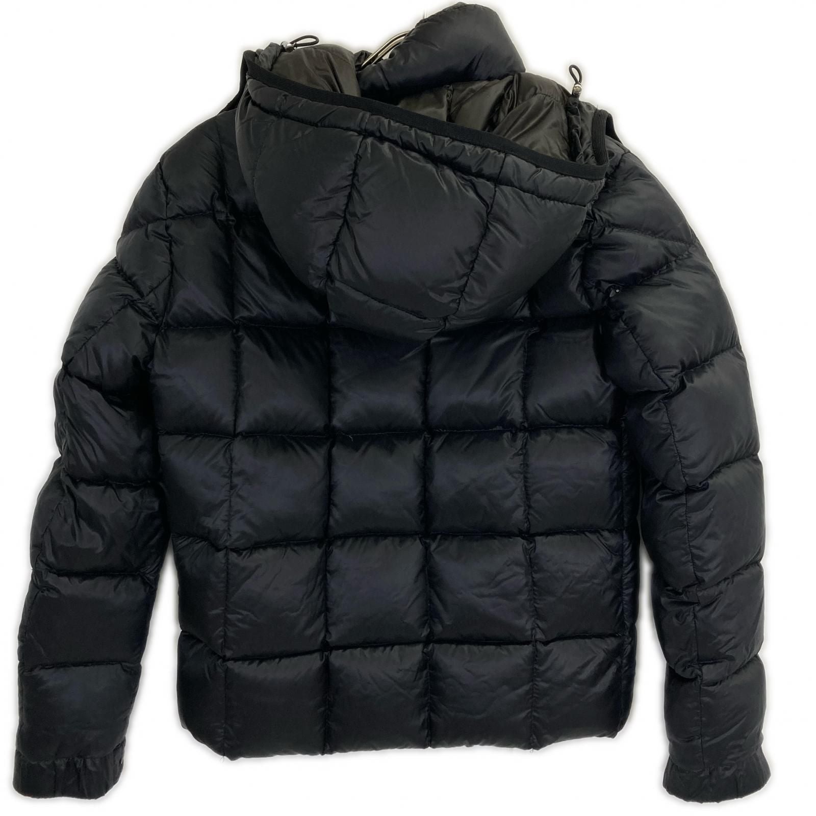 Moncler Korum Column Hooded Down Jacket — view 2