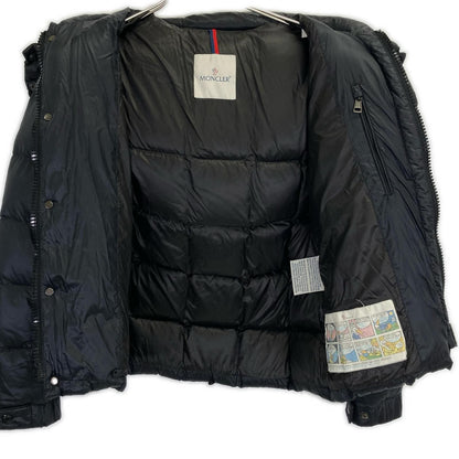 Moncler Korum Column Hooded Down Jacket — view 3