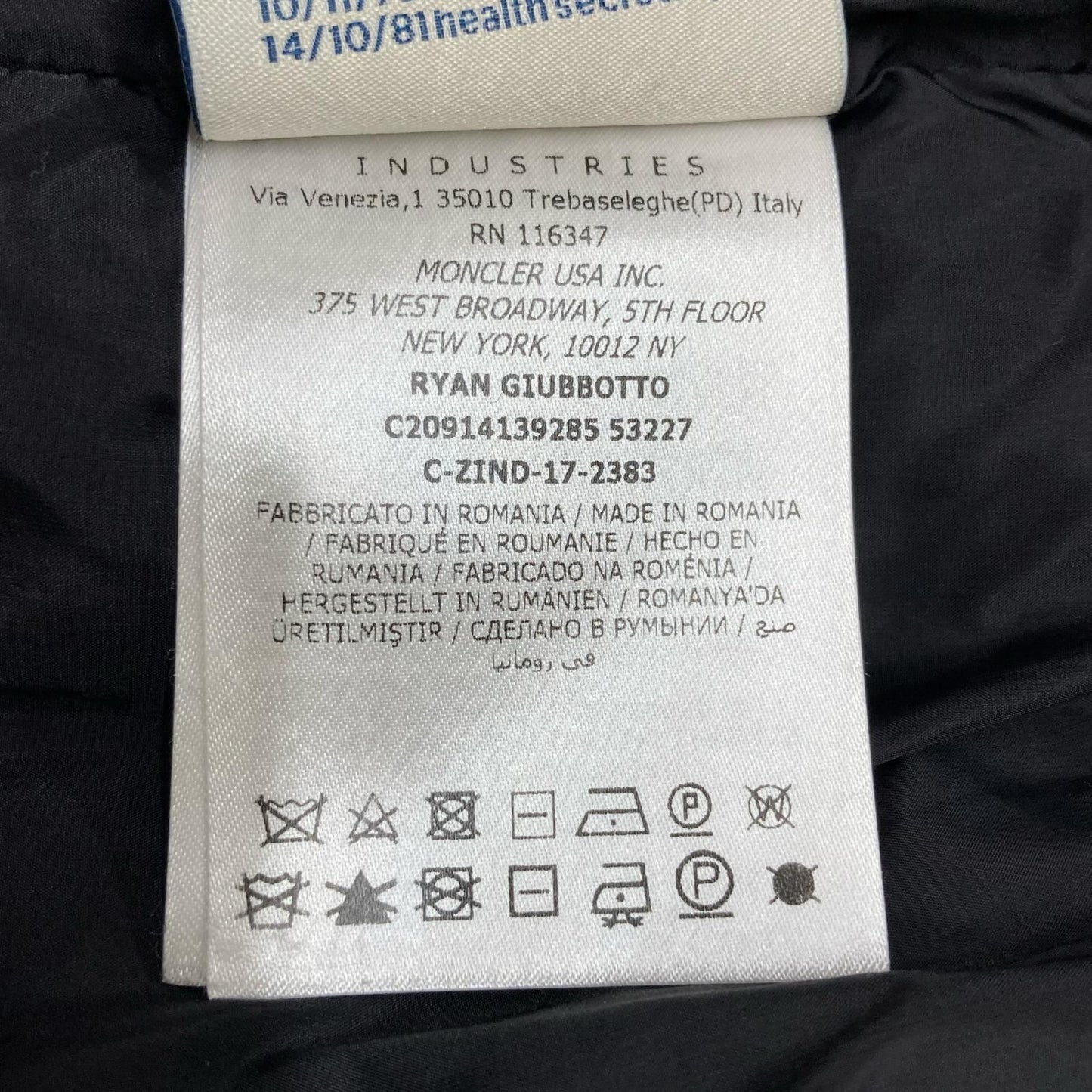 Moncler Ryan Nylon Wool Footed Down Jacket — view 5