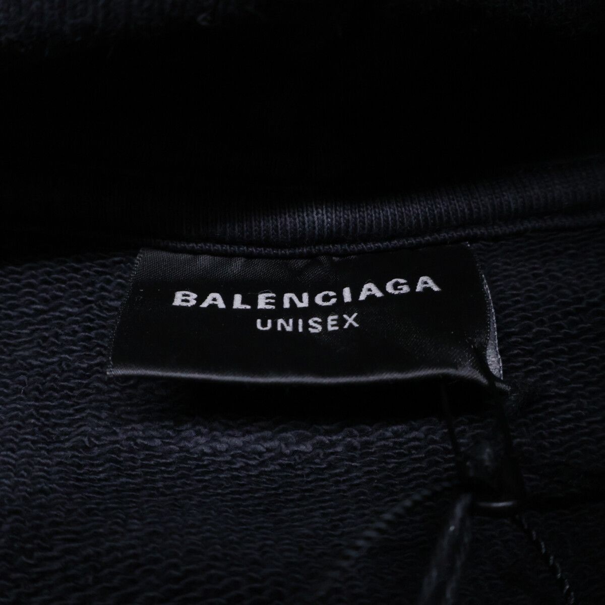 Balenciaga Tsva Front Logo Distressed Pullover Hoodie XS — view 5