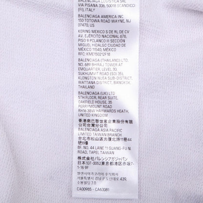 Balenciaga Tape Type Ripped Pocket Hoodie Logo Pullover — view 7