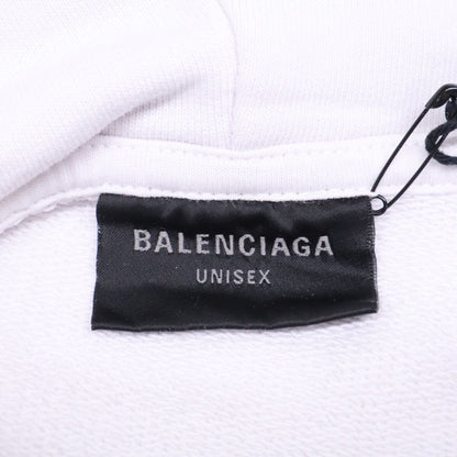 Balenciaga Tape Type Ripped Pocket Hoodie Logo Pullover — view 4