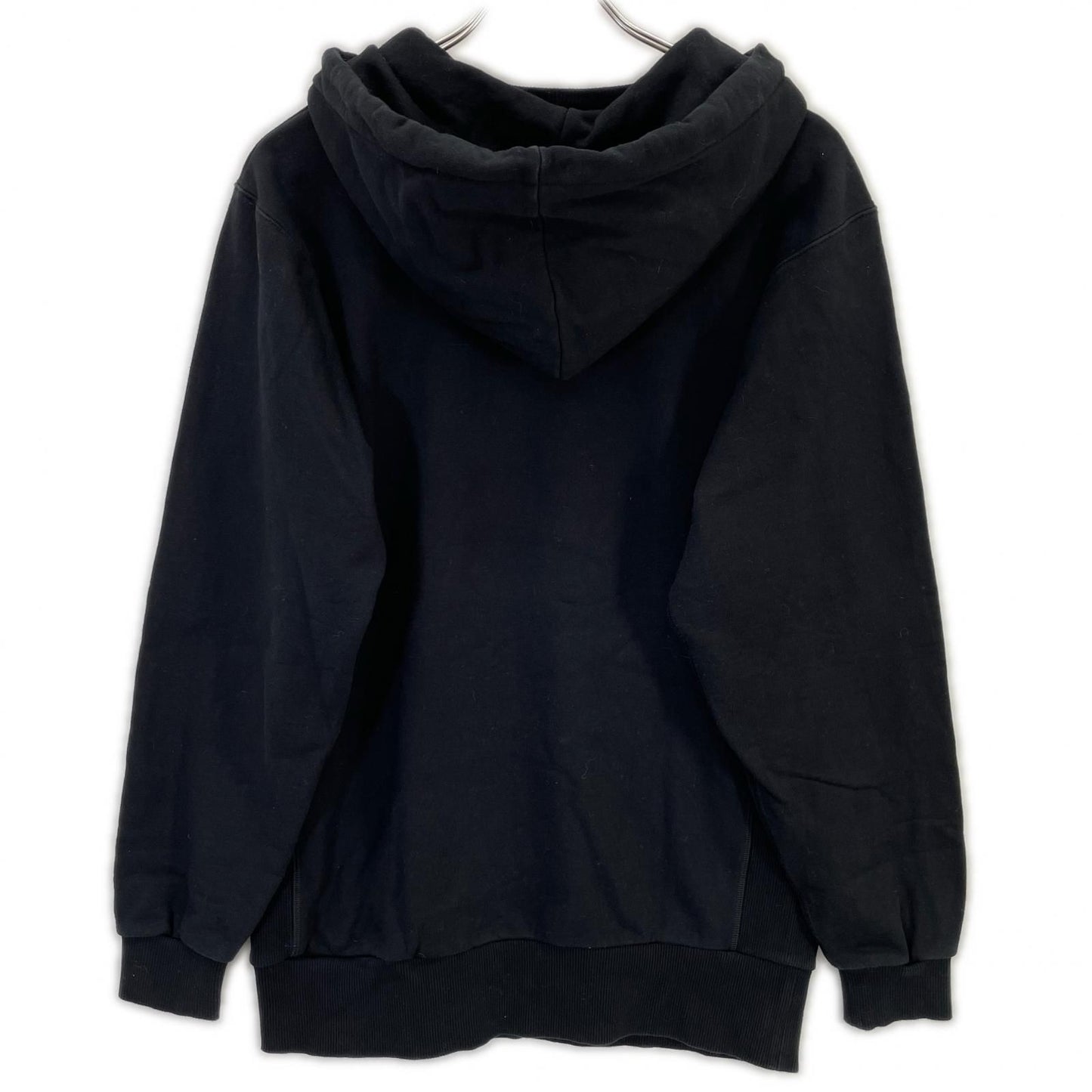 Celine Black Yellow Cotton Front Logo Oversize Pullover Hoodie Sweatshirt XS — view 2