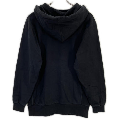 Celine Black Yellow Cotton Front Logo Oversize Pullover Hoodie Sweatshirt XS — view 2