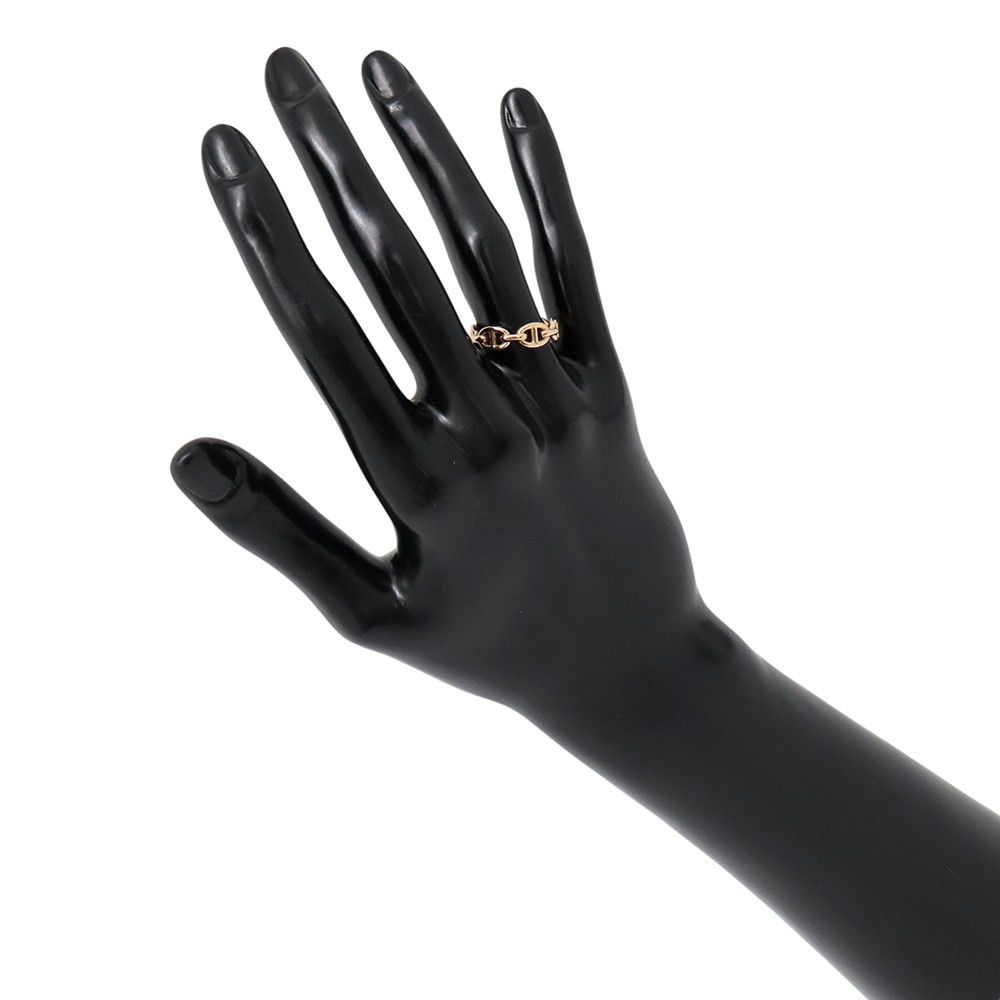 Hermes Ring Chaine D'ancre PM Enchainee 18k Pink Gold — view 4