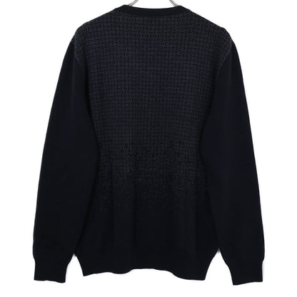 Hermes Gradient All Over Pattern V-neck Knit Sweater XL — view 2