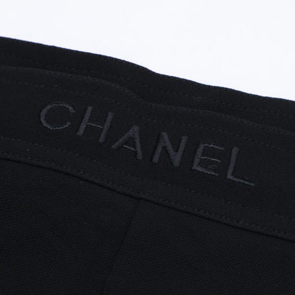 Chanel Waist Logo Embroidery Leggings Pants 38 — view 7
