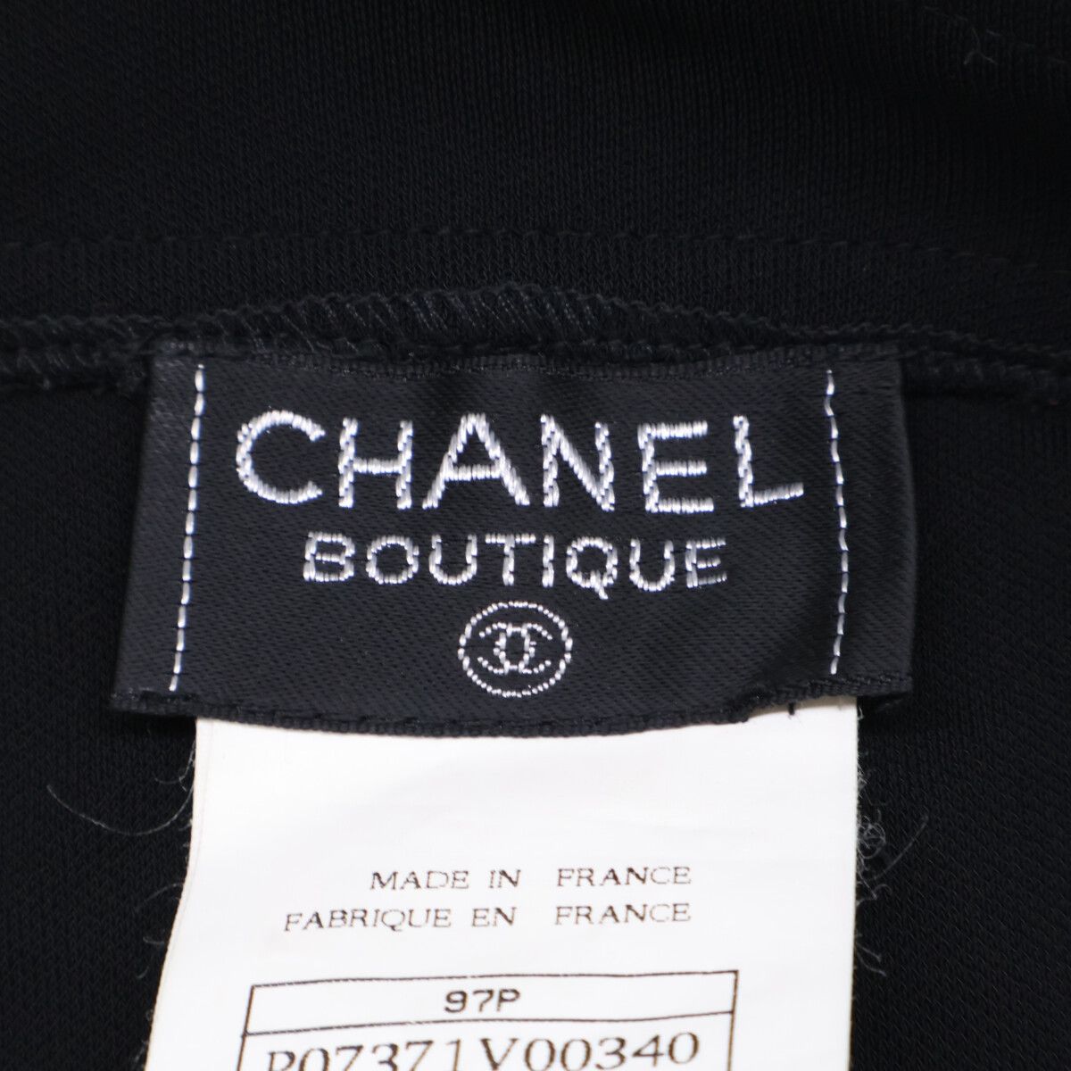 Chanel Waist Logo Embroidery Leggings Pants 38 — view 4