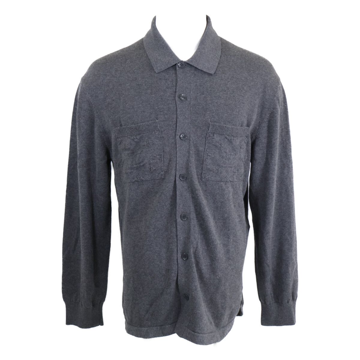 Louis Vuitton Signature Logo Knit Shirt Sweater