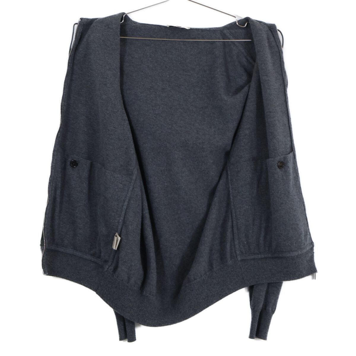 Hermes Suede Leather Knit Switch Hoodie — view 5