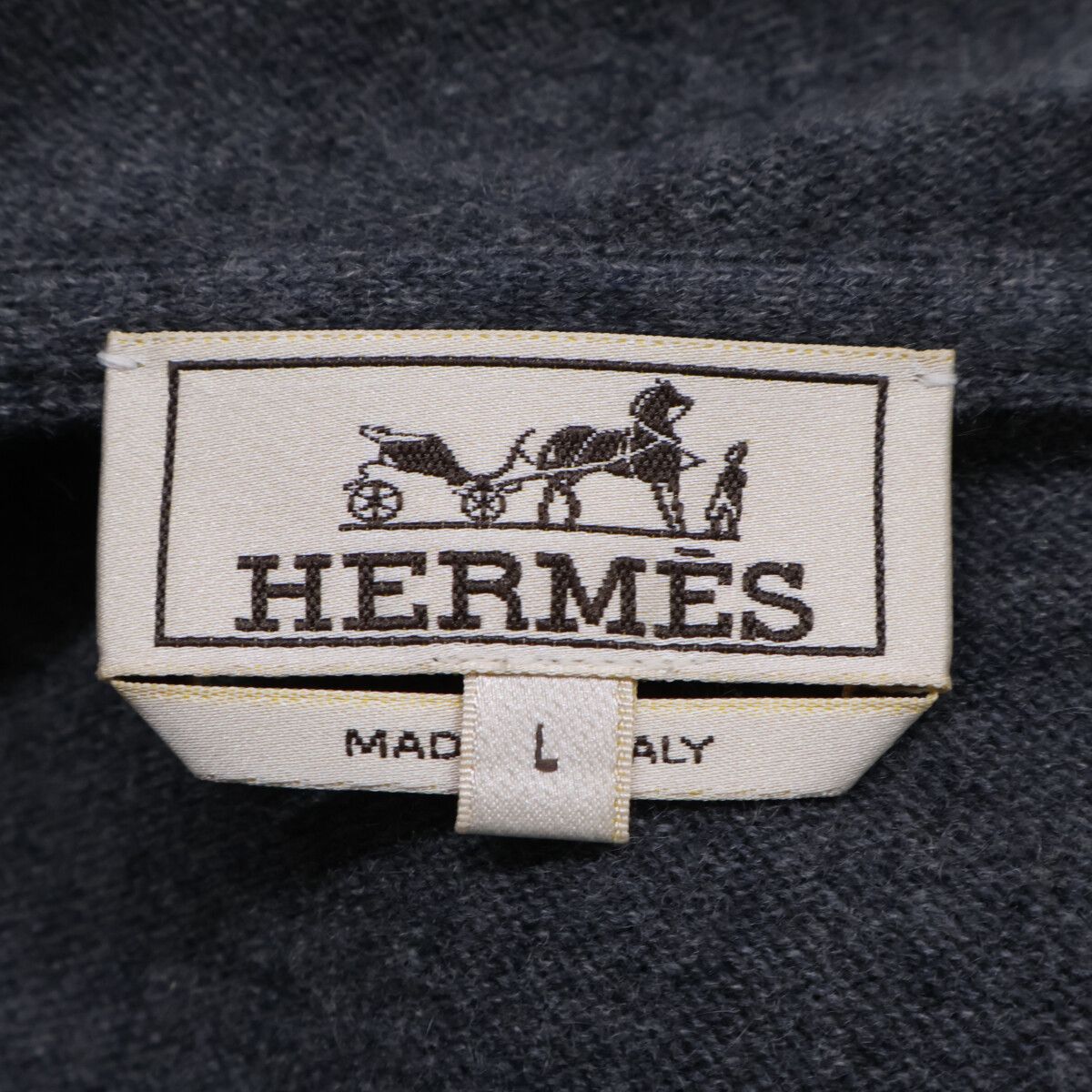 Hermes Suede Leather Knit Switch Hoodie — view 6