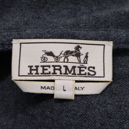 Hermes Suede Leather Knit Switch Hoodie — view 6