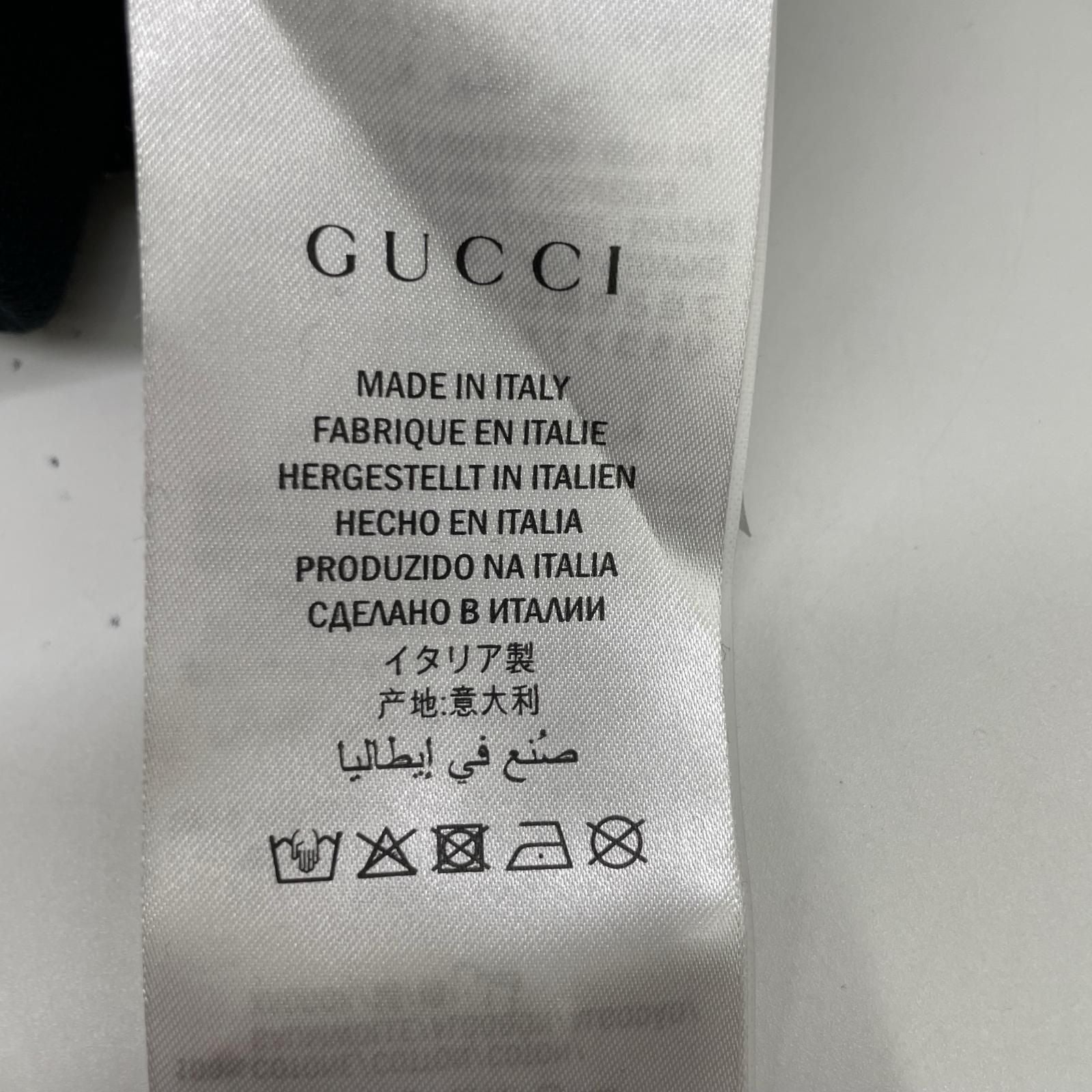 Gucci Black Guccy Print Jacket — view 4