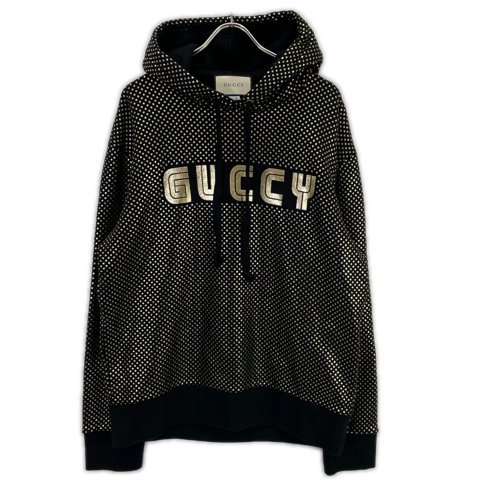 Gucci Black Guccy Print Jacket