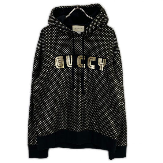 Gucci Black Guccy Print Jacket