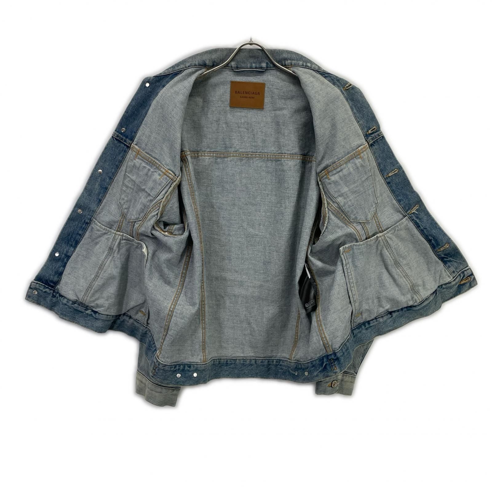 Balenciaga Indigo Denim Jacket 32 — view 3
