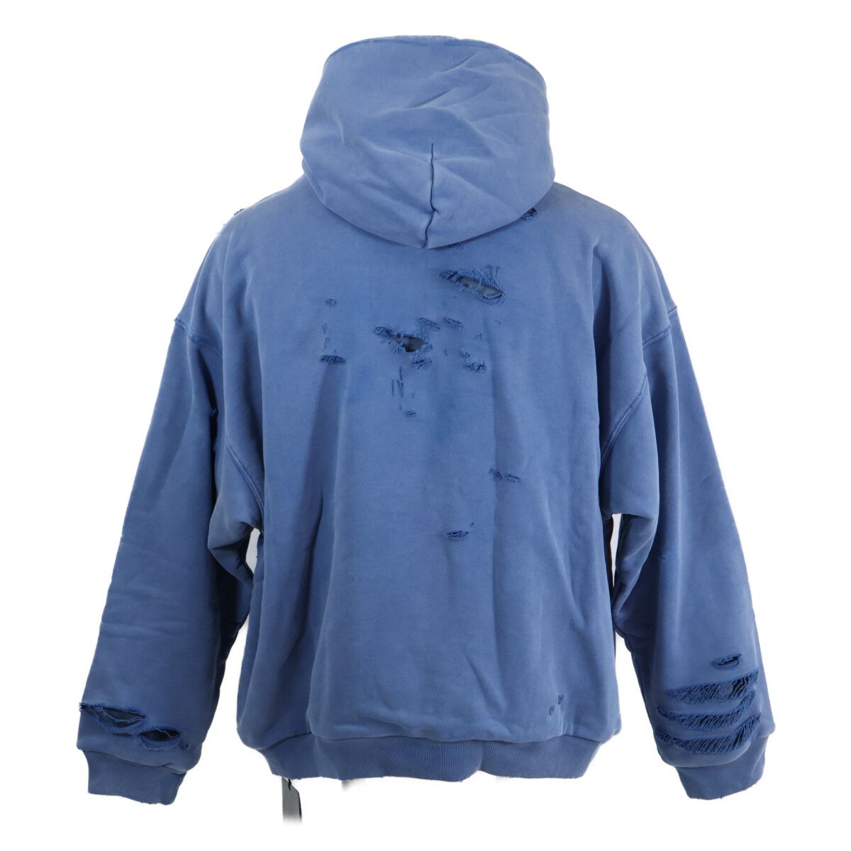 Balenciaga Similarly Destroyed Layered Midi Hoodie — view 2