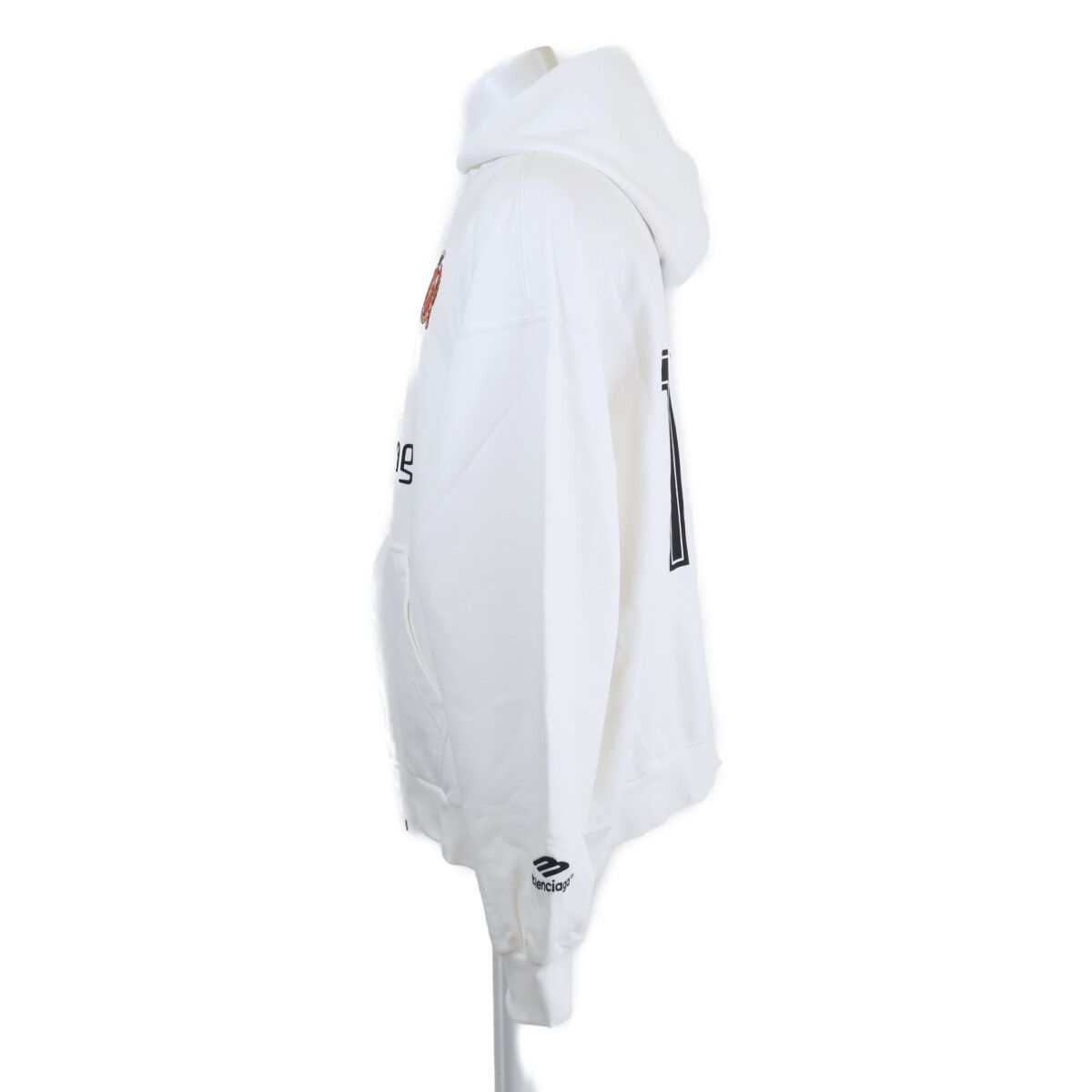 Balenciaga Similarly Soccer Paris Zip Hoodie Zip — view 3