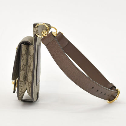 Gucci Blondie Belt Bag GG Supreme Canvas Beige Interlocking G King G Round — view 2