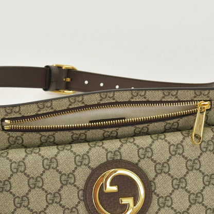 Gucci Blondie Belt Bag GG Supreme Canvas Beige Interlocking G King G Round — view 8