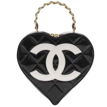 Chanel Heart Vanity Patent Leather Enamel Handbag