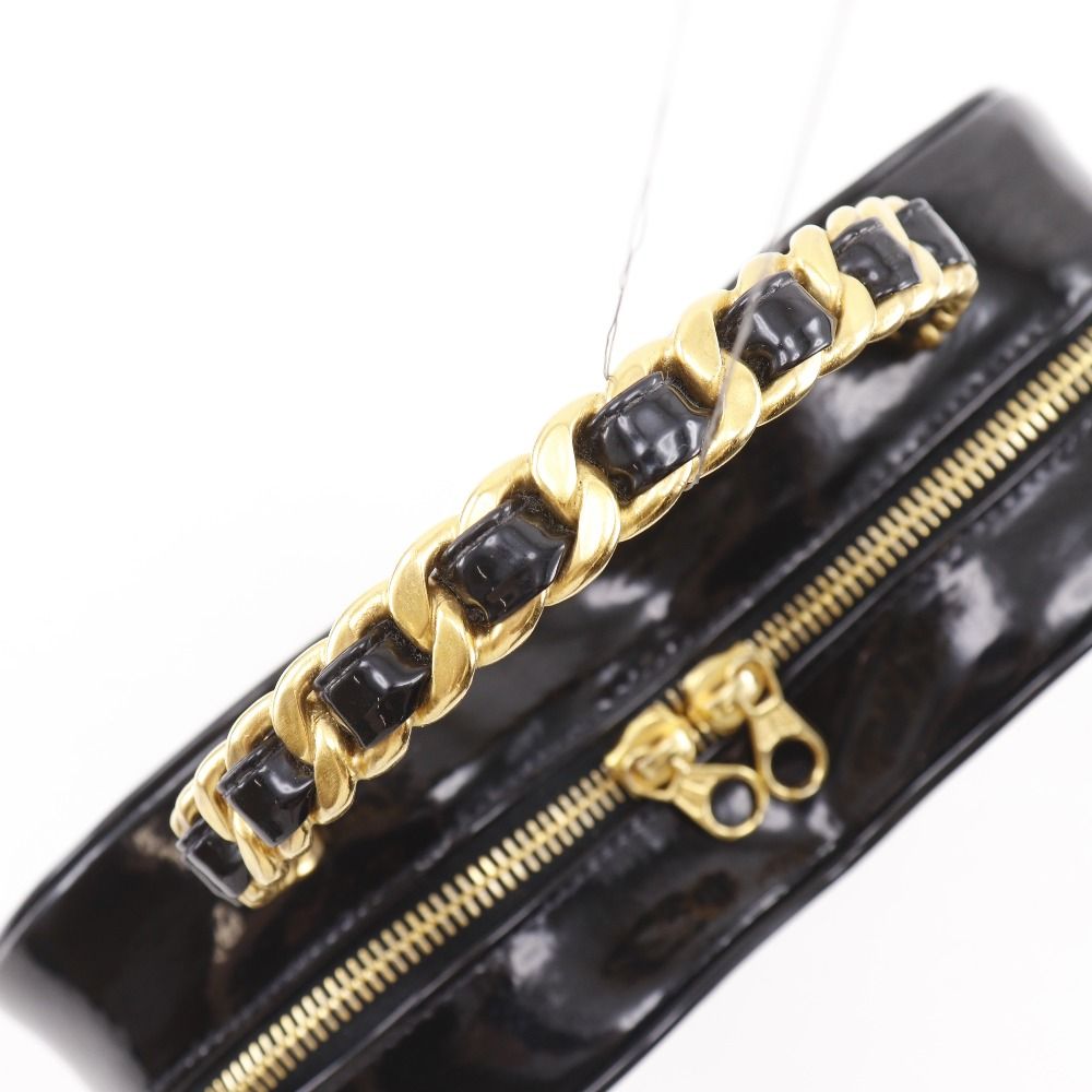 Chanel Heart Vanity Patent Leather Enamel Handbag — view 6
