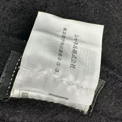 Chanel Short Quilted Leather Wool Black 44 — view 8