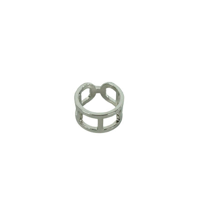 Hermes Vintage Chaine D'ancre Ring 925 Sterling Silver — view 7