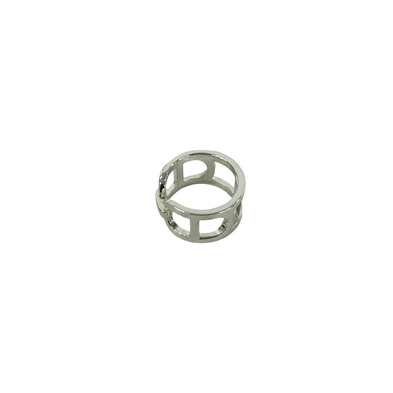 Hermes Vintage Chaine D'ancre Ring 925 Sterling Silver — view 5