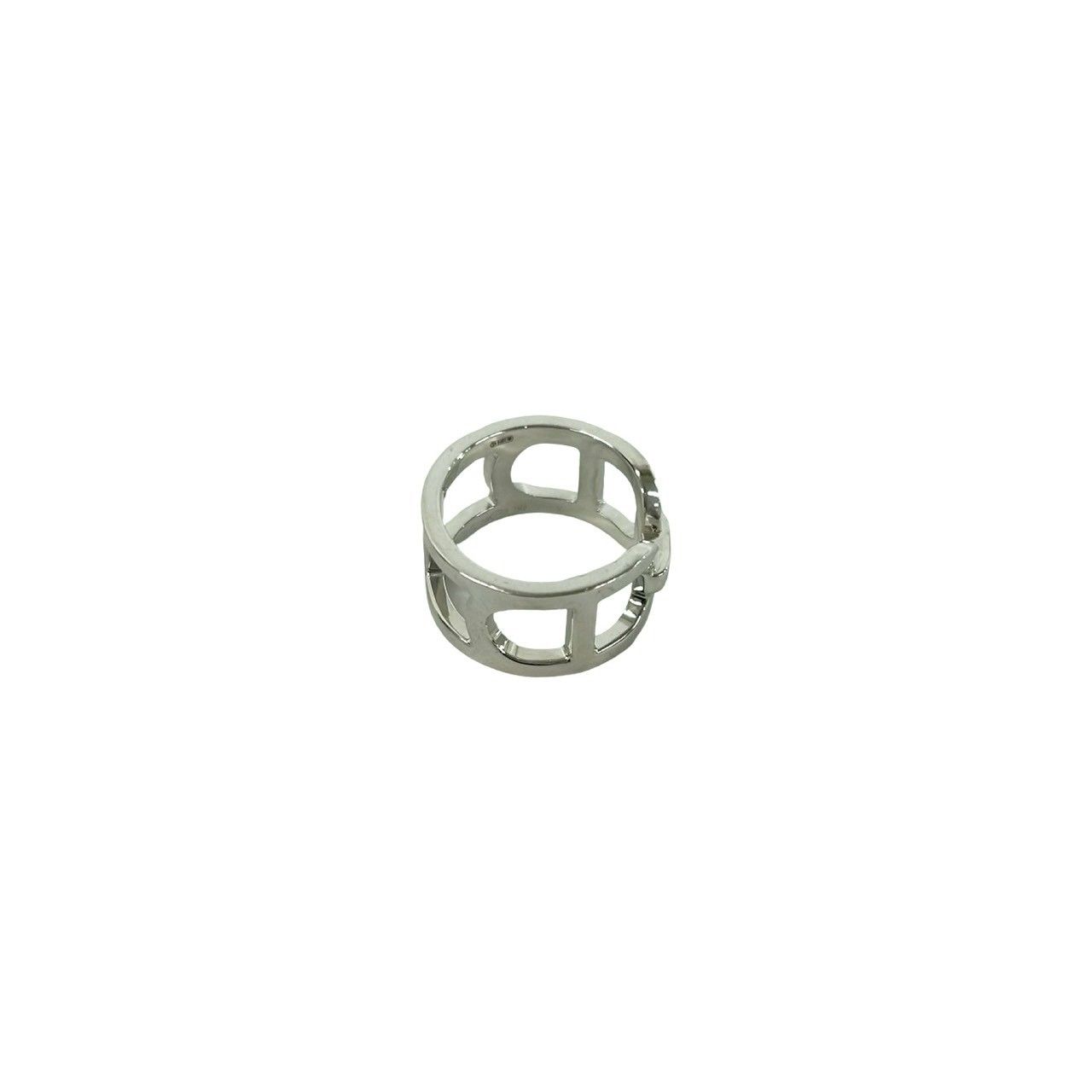 Hermes Vintage Chaine D'ancre Ring 925 Sterling Silver — view 6