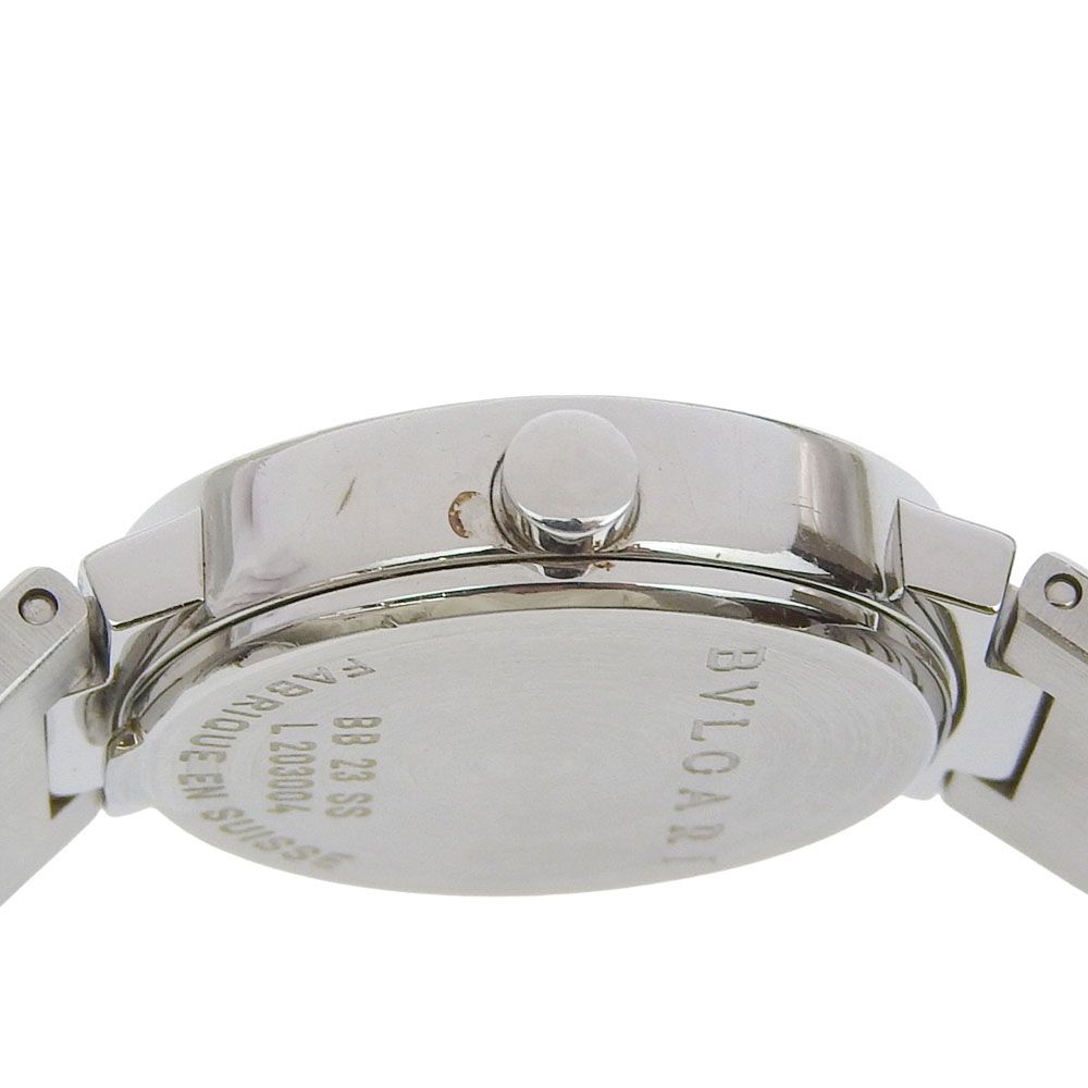 Bvlgari zero One Stainless Steel Silver Kuo Analog Display Black Dial Watch — view 5