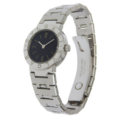 Bvlgari zero One Stainless Steel Silver Kuo Analog Display Black Dial Watch — view 2