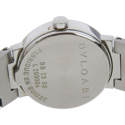Bvlgari zero One Stainless Steel Silver Kuo Analog Display Black Dial Watch — view 6