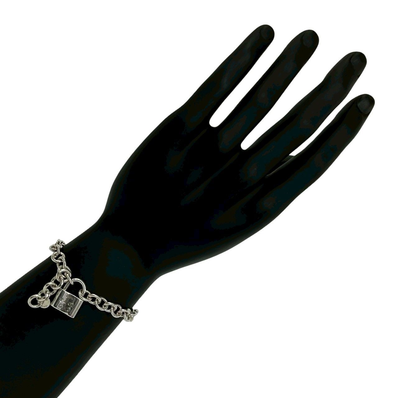 Tiffany & Co Box Vintage Cadena Lock Bracelet 925 Sterling Silver Bangle — view 2