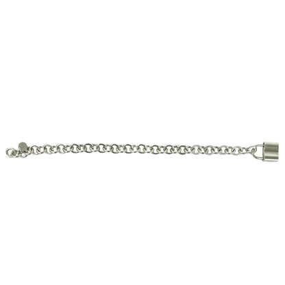 Tiffany & Co Box Vintage Cadena Lock Bracelet 925 Sterling Silver Bangle — view 6