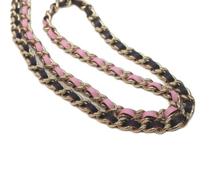 Chanel Black Pink Top Handle Chain Shoulder — view 7