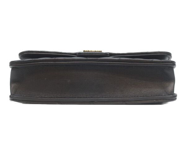 Chanel Black Lamb Gold Top Handle Chain Clutch — view 5