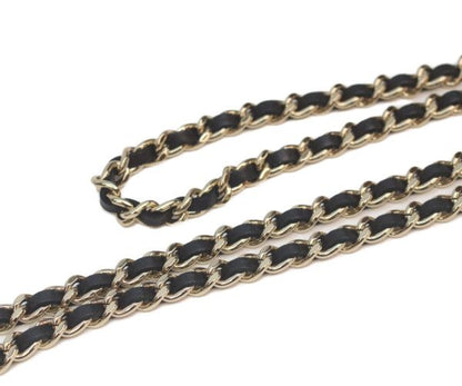 Chanel Black Lamb Gold Top Handle Chain Clutch — view 7