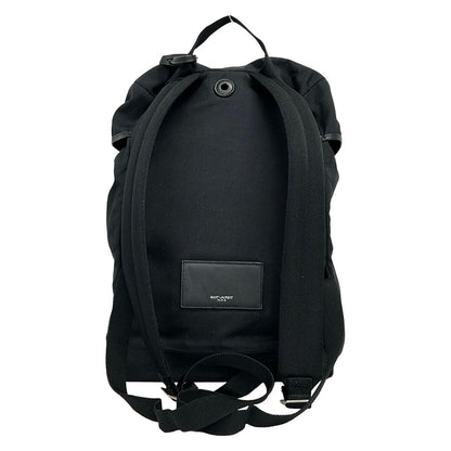 Saint Laurent Paris Backpack Hunting Rock Sac Black Leather — view 3
