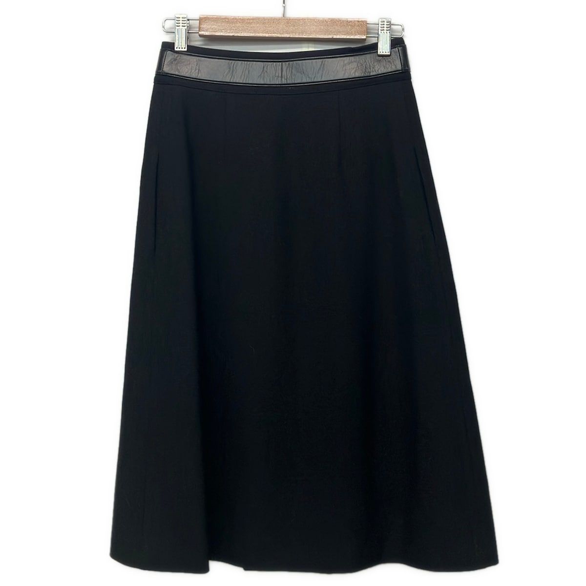 Celine Wrapped Skirt 34 S Black Long — view 2