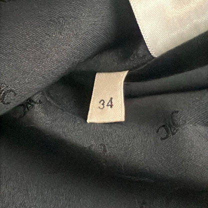Celine Wrapped Skirt 34 S Black Long — view 5