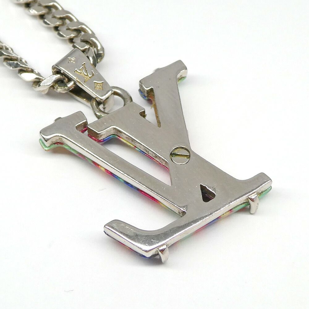 Louis Vuitton Necklace Collier LV Psychedelic Metal Multicolor Silver — view 3