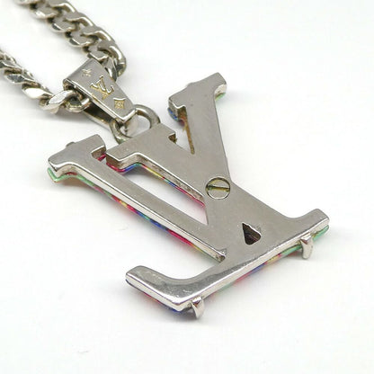 Louis Vuitton Necklace Collier LV Psychedelic Metal Multicolor Silver — view 3