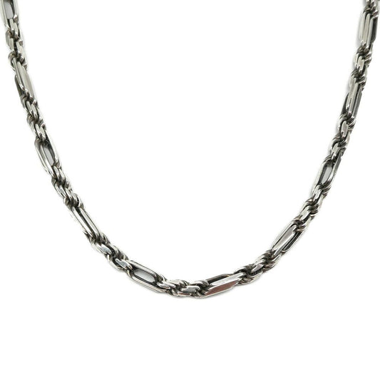 Bottega Veneta Silver Twist Chain Necklace