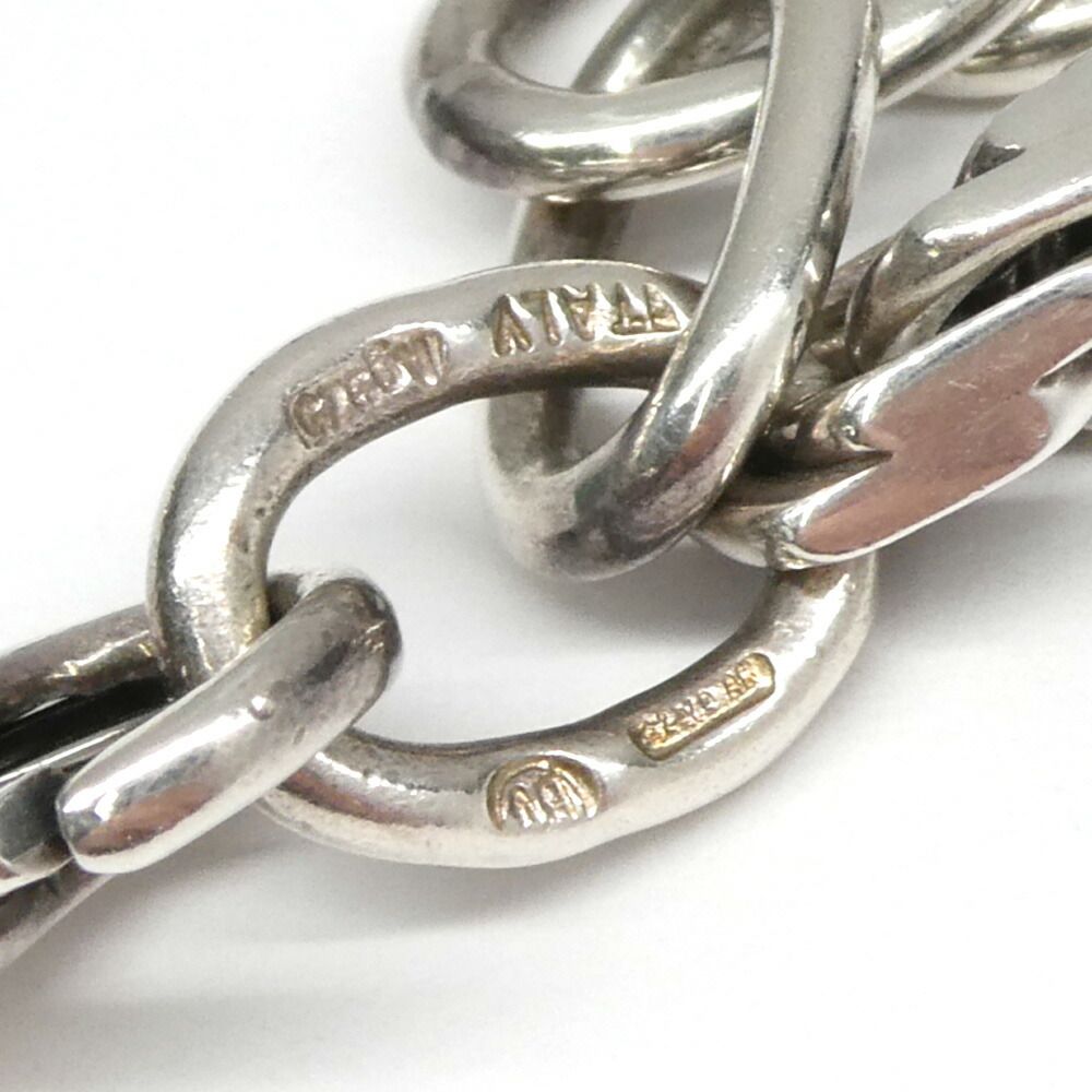 Bottega Veneta Silver Twist Chain Necklace — view 7