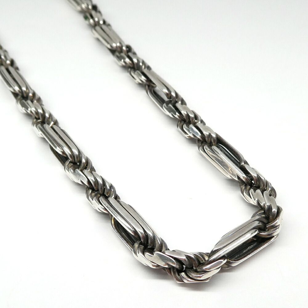 Bottega Veneta Silver Twist Chain Necklace — view 3