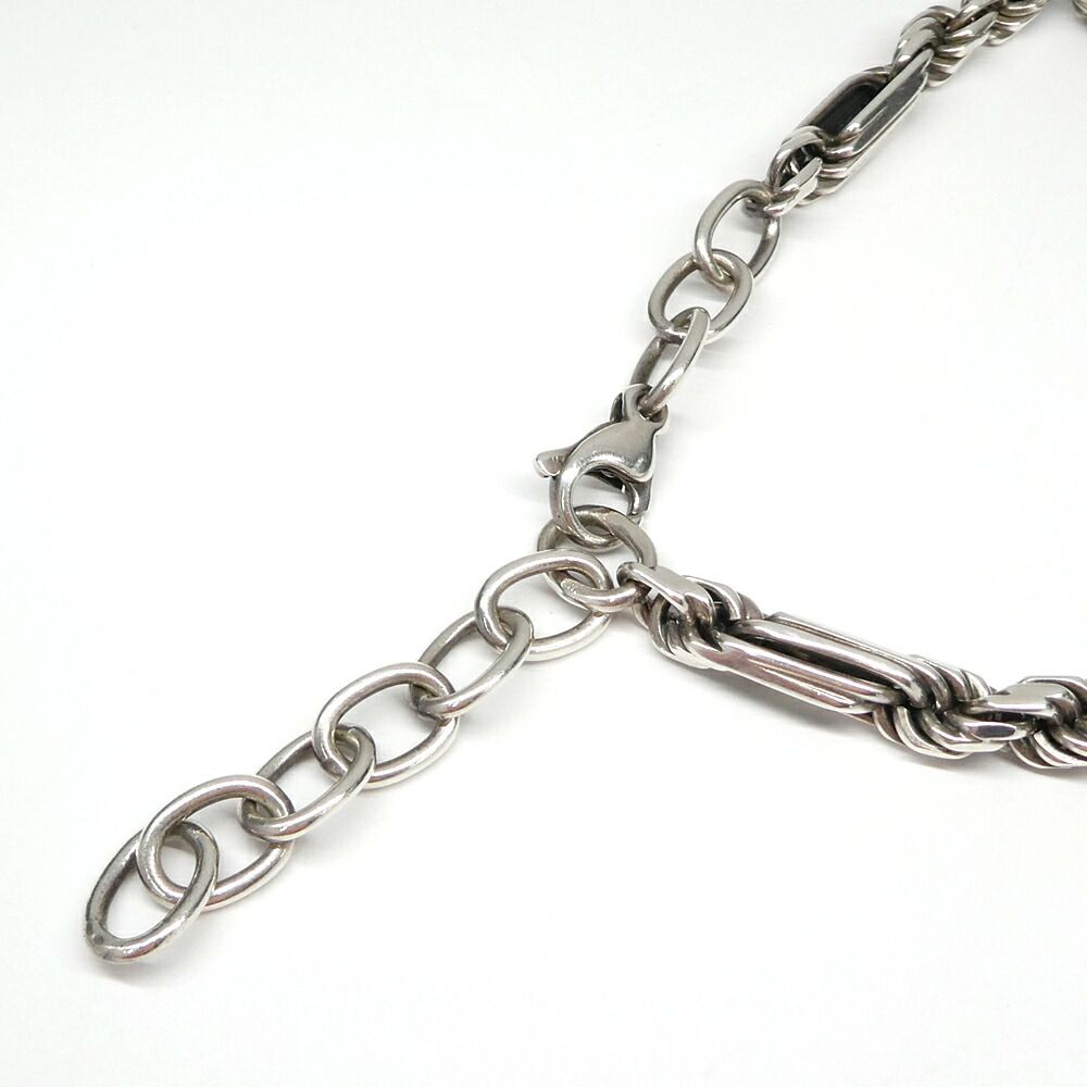 Bottega Veneta Silver Twist Chain Necklace — view 6