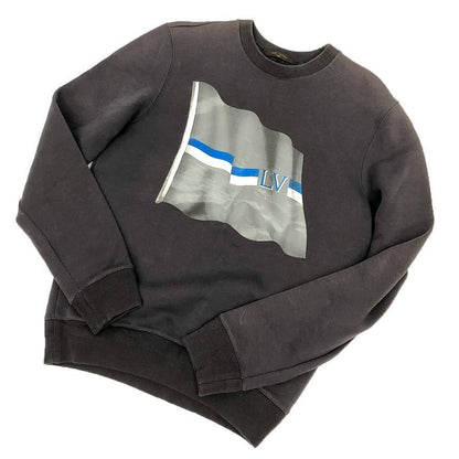 Louis Vuitton Sweatshirt Flag Gray XS