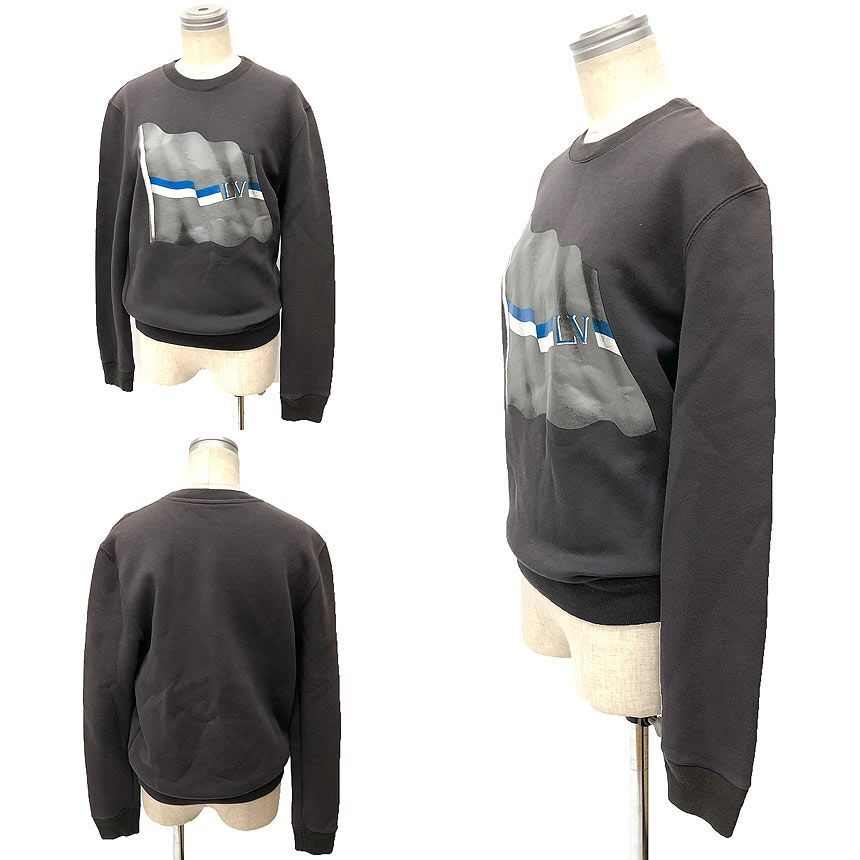 Louis Vuitton Sweatshirt Flag Gray XS — view 2